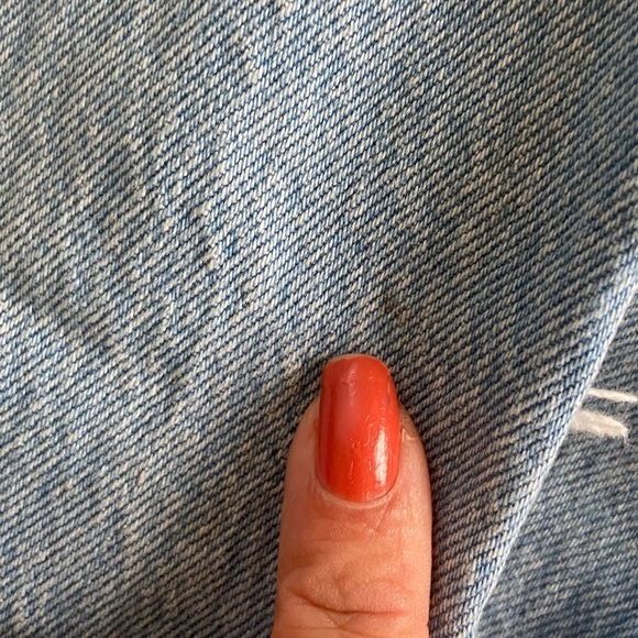 Abercrombie & Fitch The Boyfriend Mid Rise Jeans Sz 31/12 Distressed Light Wash - Picture 12 of 12